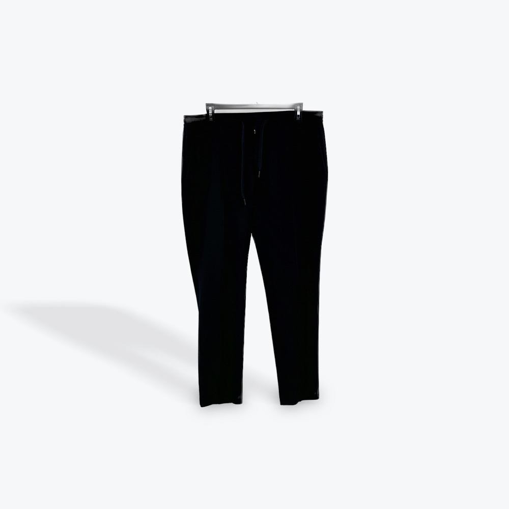 Armani Exchange Men's Black Textured Drawstring‎ Dress Pants Size 32